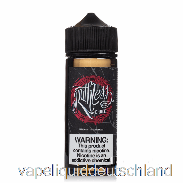 Ez Duz It – Rücksichtsloser Dampf – 120 Ml 0 Mg Vape-Flüssigkeit
